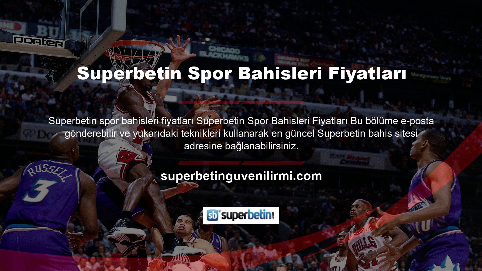 Superbetin büyük bahisler yaptığında, Spor Bahisleri size Türkiye'nin en güvenilir spor bahis sitesinde bahis yapabileceğiniz en yüksek tutarı sunar